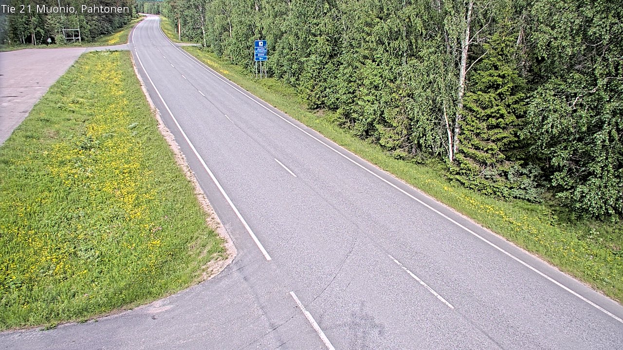 Kelikamerat Kuva Tie 21 Muonio Pahtonen, Muonio, Lappi