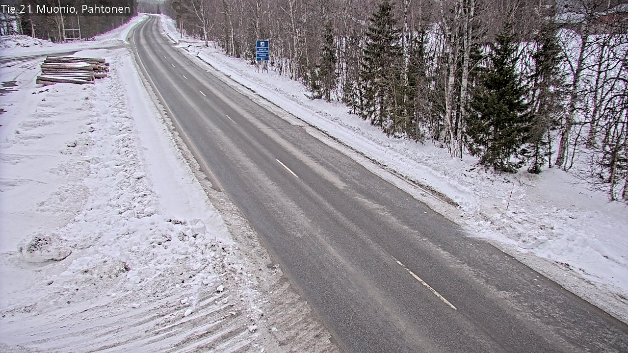 Kelikamerat Kuva Tie 21 Muonio Pahtonen, Muonio, Lappi