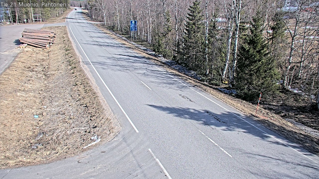 Kelikamerat Kuva Tie 21 Muonio Pahtonen, Muonio, Lappi