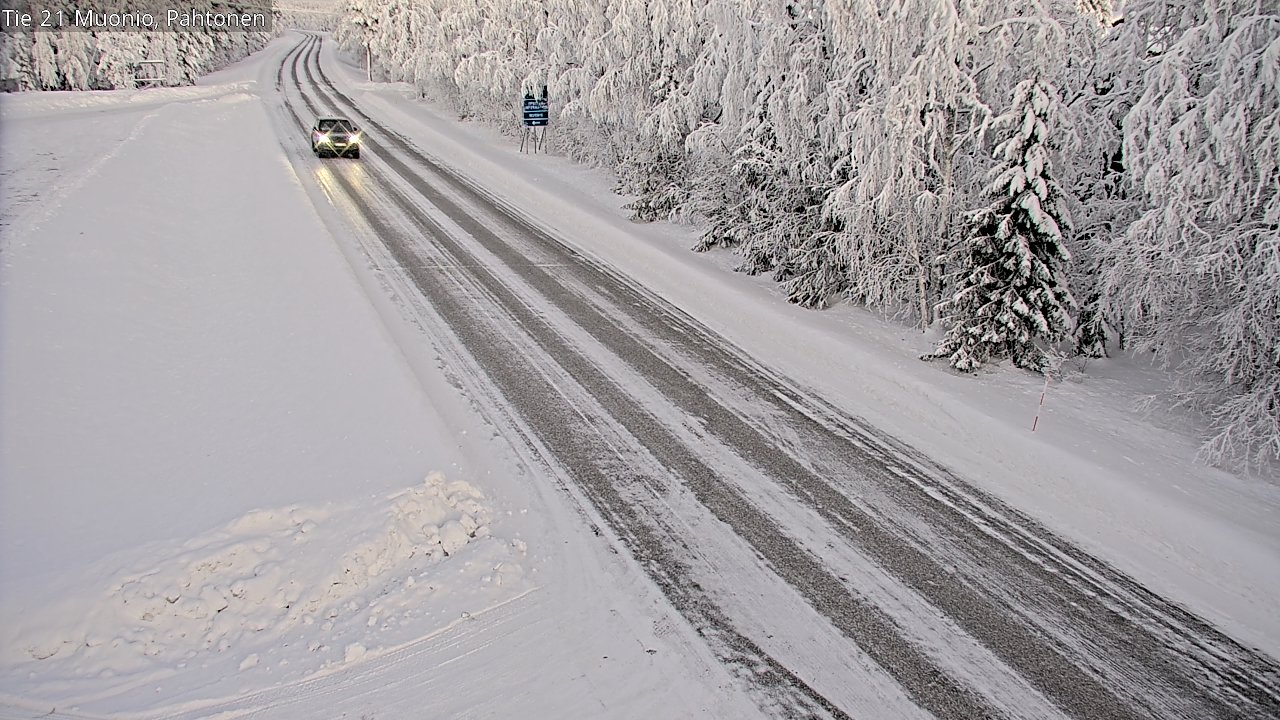 Weather Camera Image Road 21 Muonio Pahtonen, Muonio, Lappi