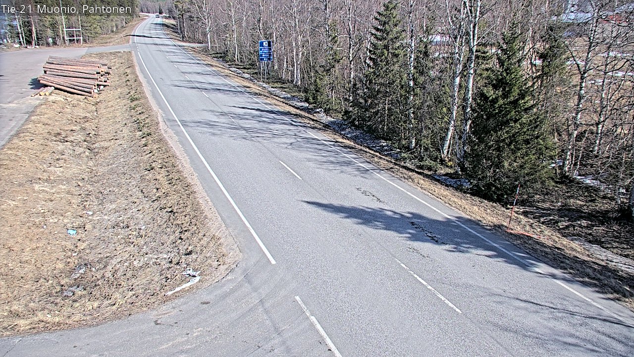 Kelikamerat Kuva Tie 21 Muonio Pahtonen, Muonio, Lappi
