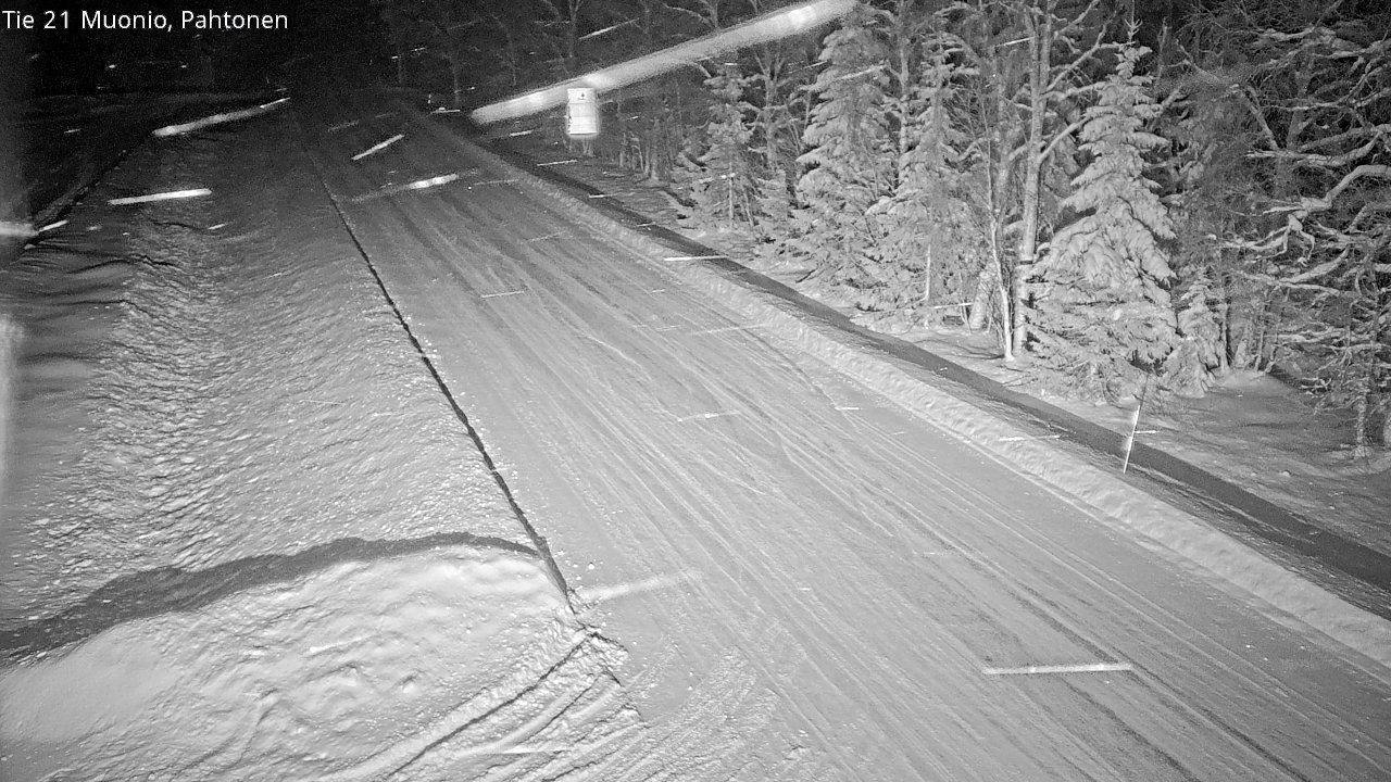 Weather Camera Image Väg 21 Muonio Pahtonen, Muonio, Lappi