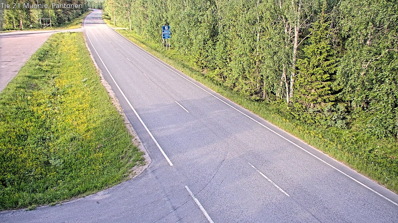 Kelikamerat Kuva Tie 21 Muonio Pahtonen, Muonio, Lappi