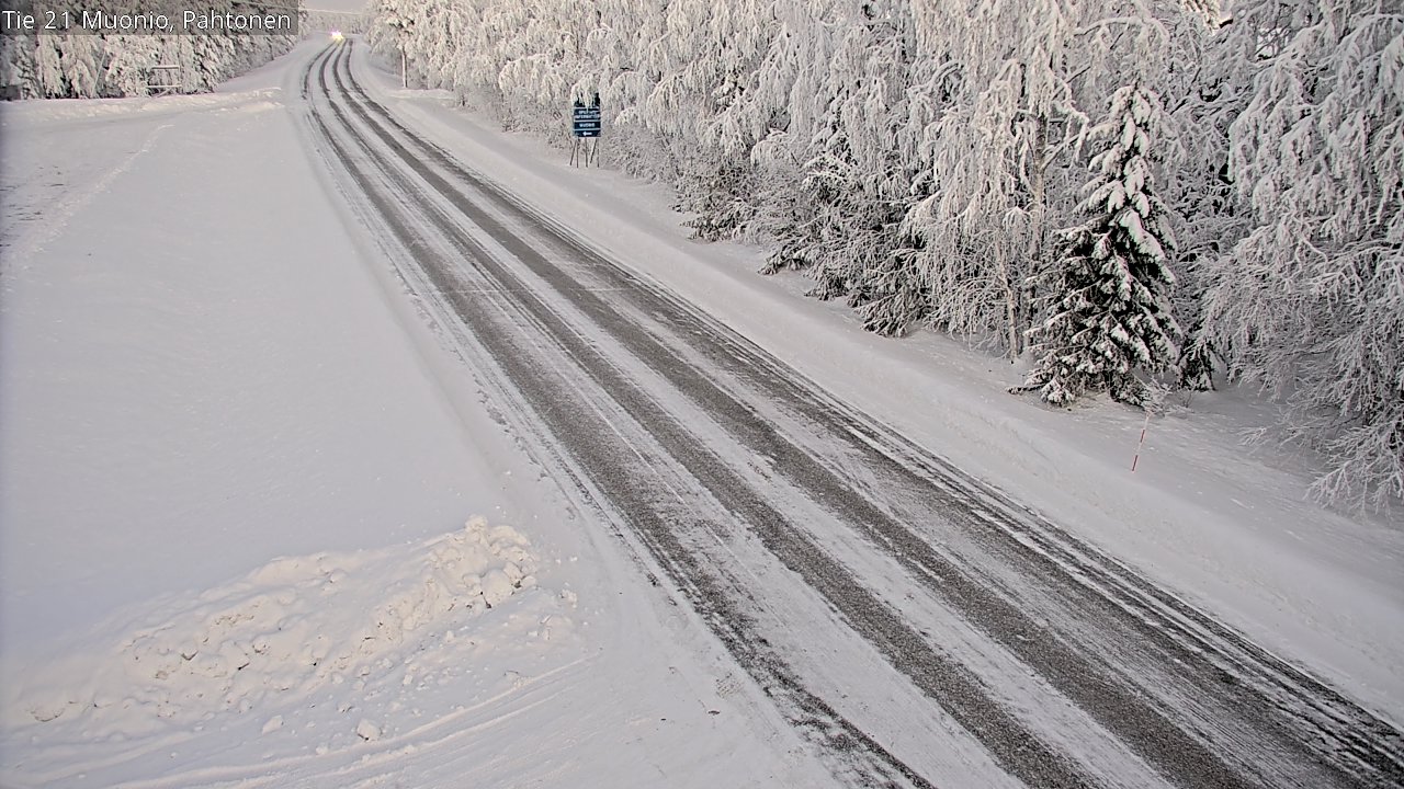 Kelikamerat Kuva Tie 21 Muonio Pahtonen, Muonio, Lappi