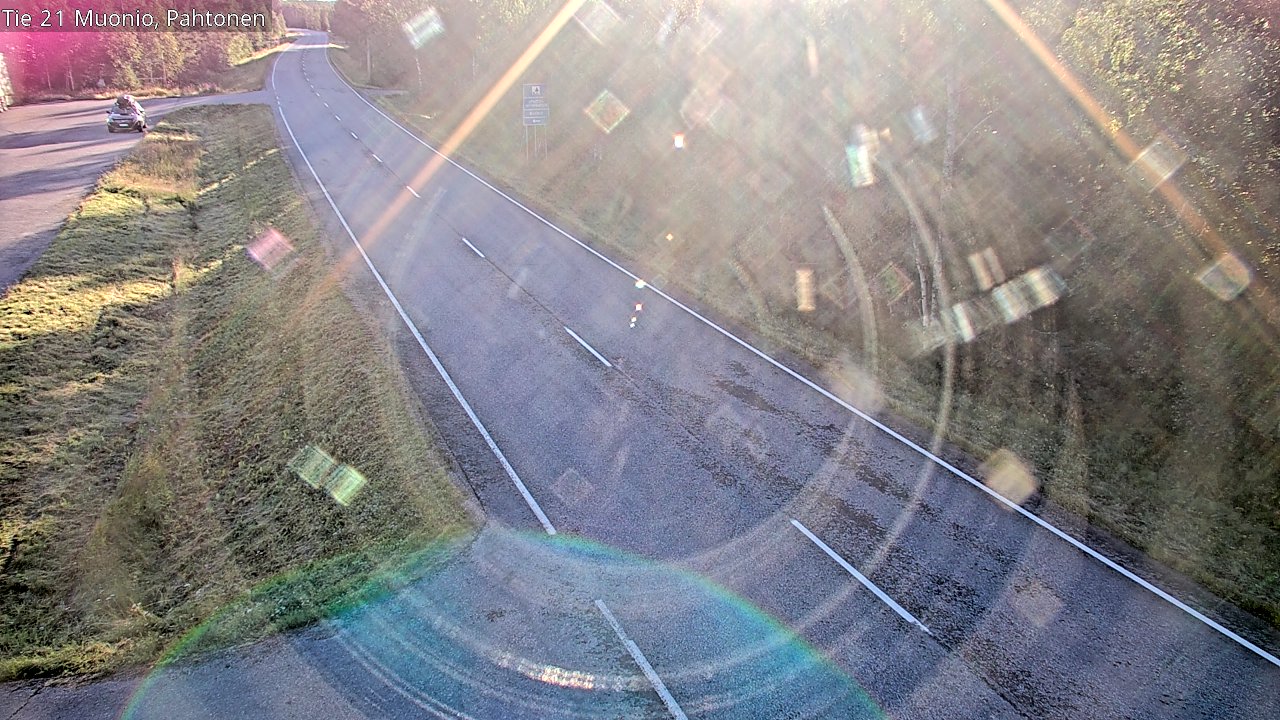 Weather Camera Image Väg 21 Muonio Pahtonen, Muonio, Lappi