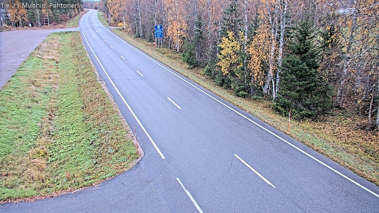 Weather Camera Image Road 21 Muonio Pahtonen, Muonio, Lappi
