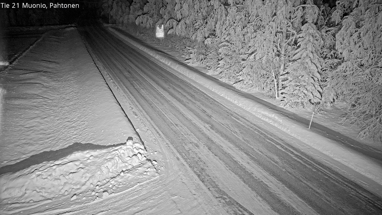 Kelikamerat Kuva Tie 21 Muonio Pahtonen, Muonio, Lappi