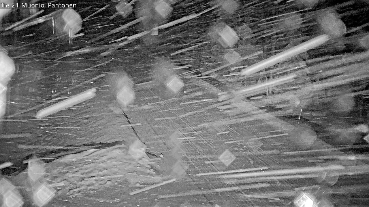 Weather Camera Image Väg 21 Muonio Pahtonen, Muonio, Lappi