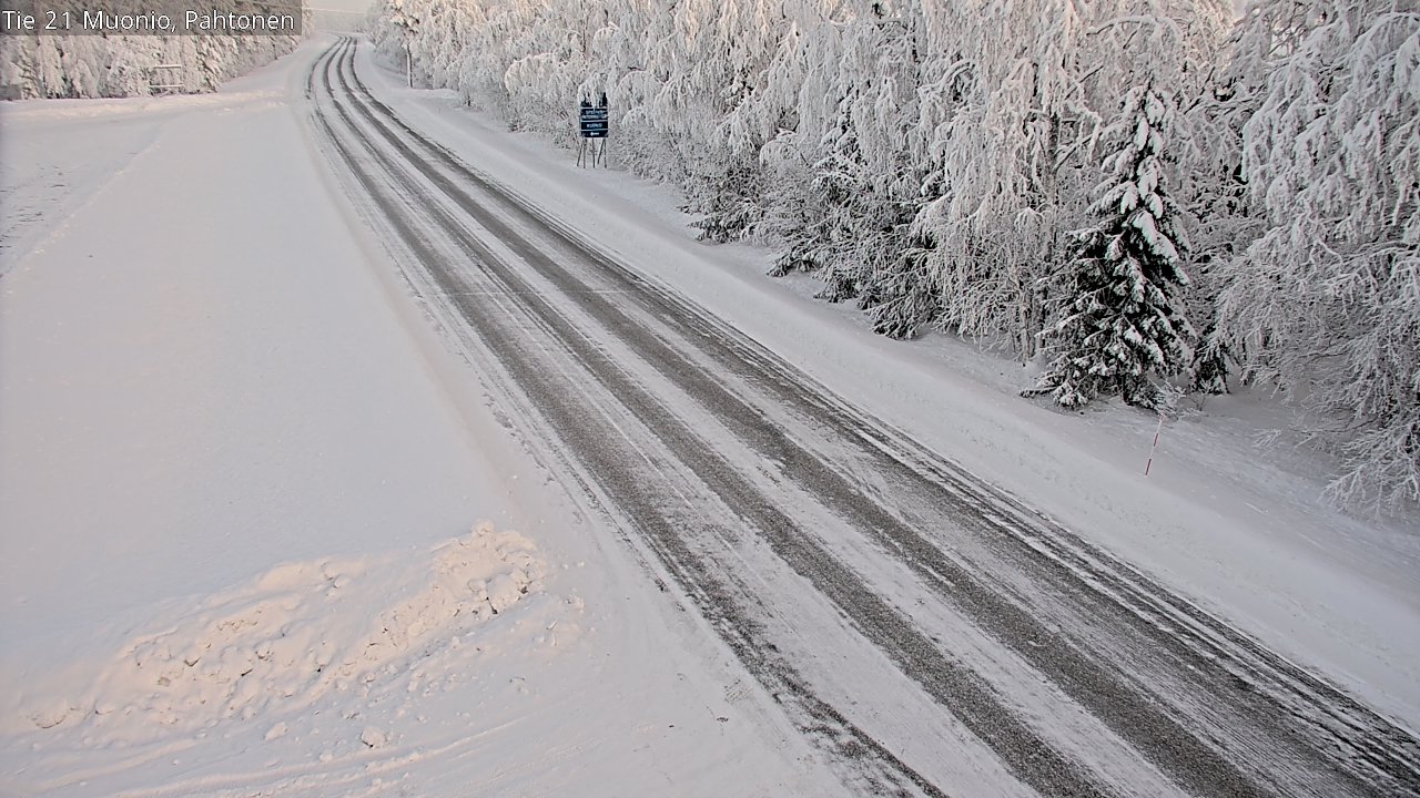 Kelikamerat Kuva Tie 21 Muonio Pahtonen, Muonio, Lappi