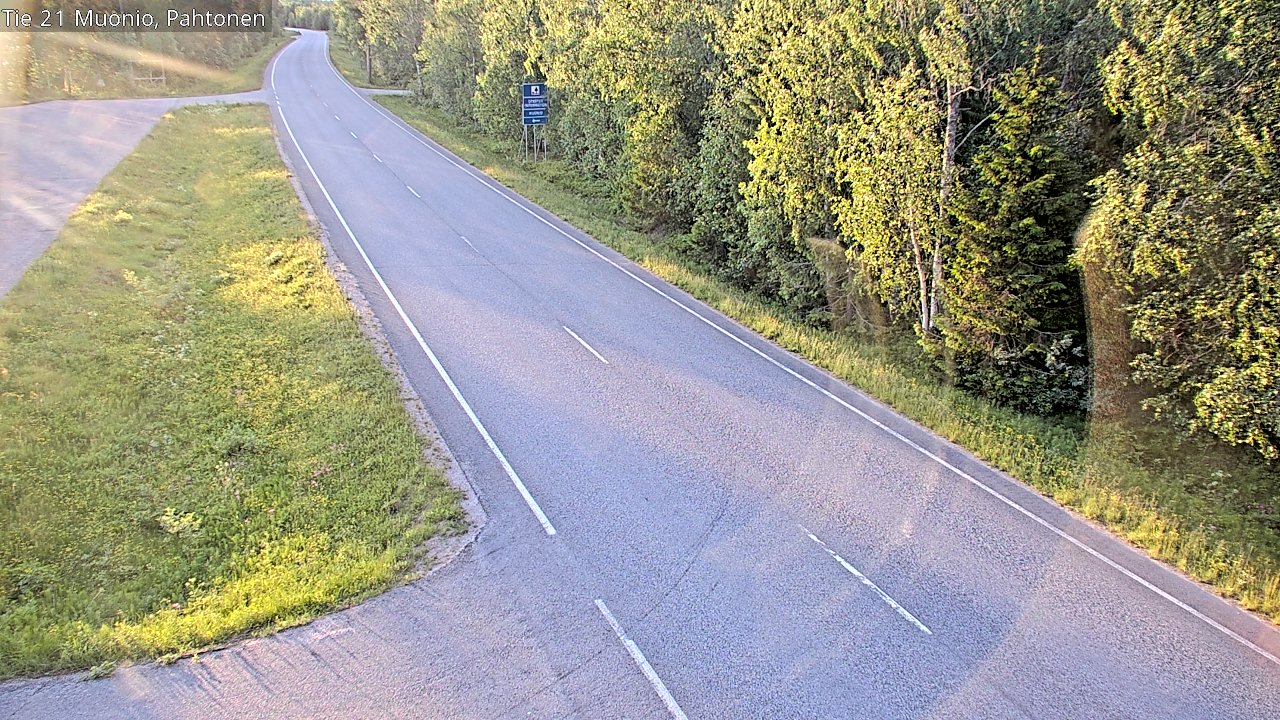 Kelikamerat Kuva Tie 21 Muonio Pahtonen, Muonio, Lappi