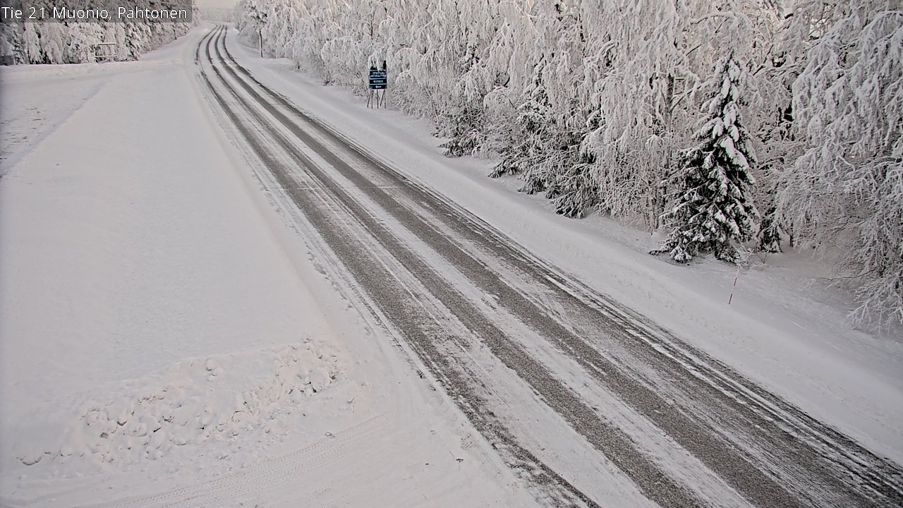 Kelikamerat Kuva Tie 21 Muonio Pahtonen, Muonio, Lappi