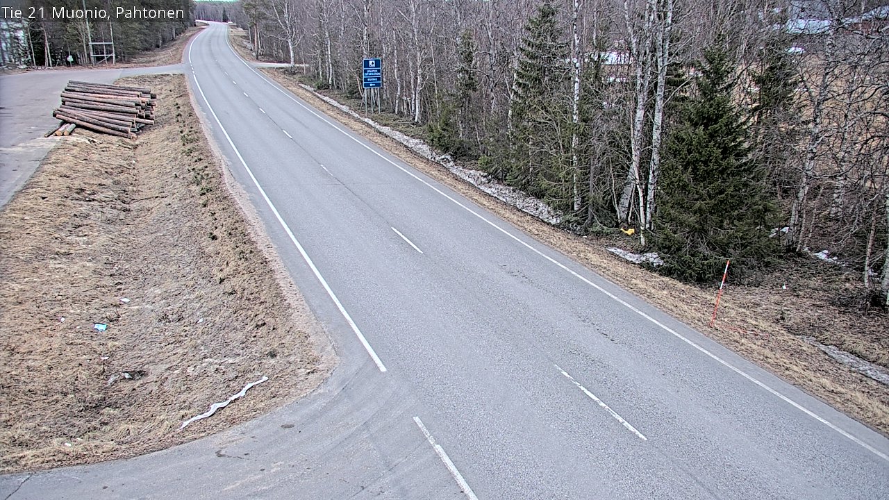 Weather Camera Image Road 21 Muonio Pahtonen, Muonio, Lappi