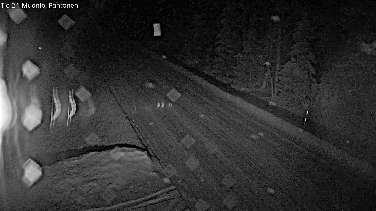 Weather Camera Image Väg 21 Muonio Pahtonen, Muonio, Lappi