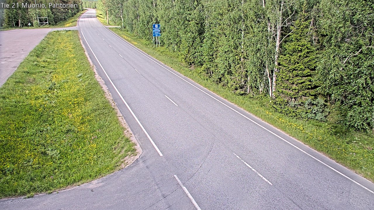 Kelikamerat Kuva Tie 21 Muonio Pahtonen, Muonio, Lappi