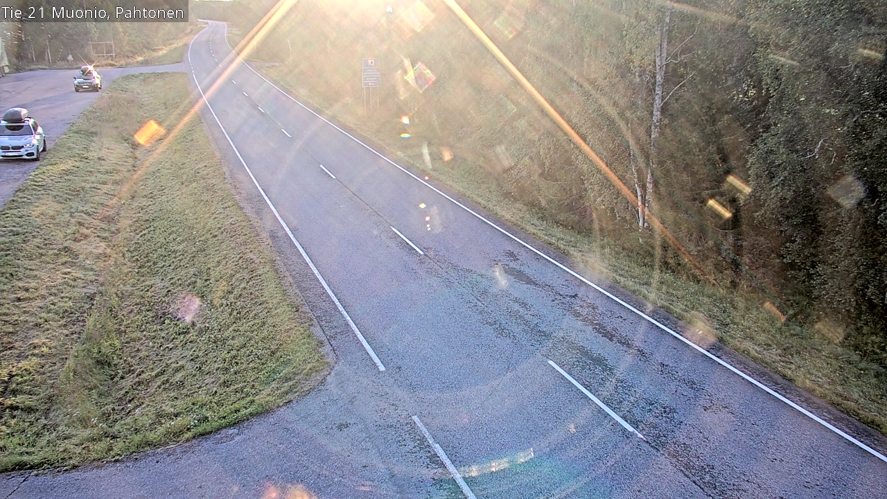Weather Camera Image Väg 21 Muonio Pahtonen, Muonio, Lappi
