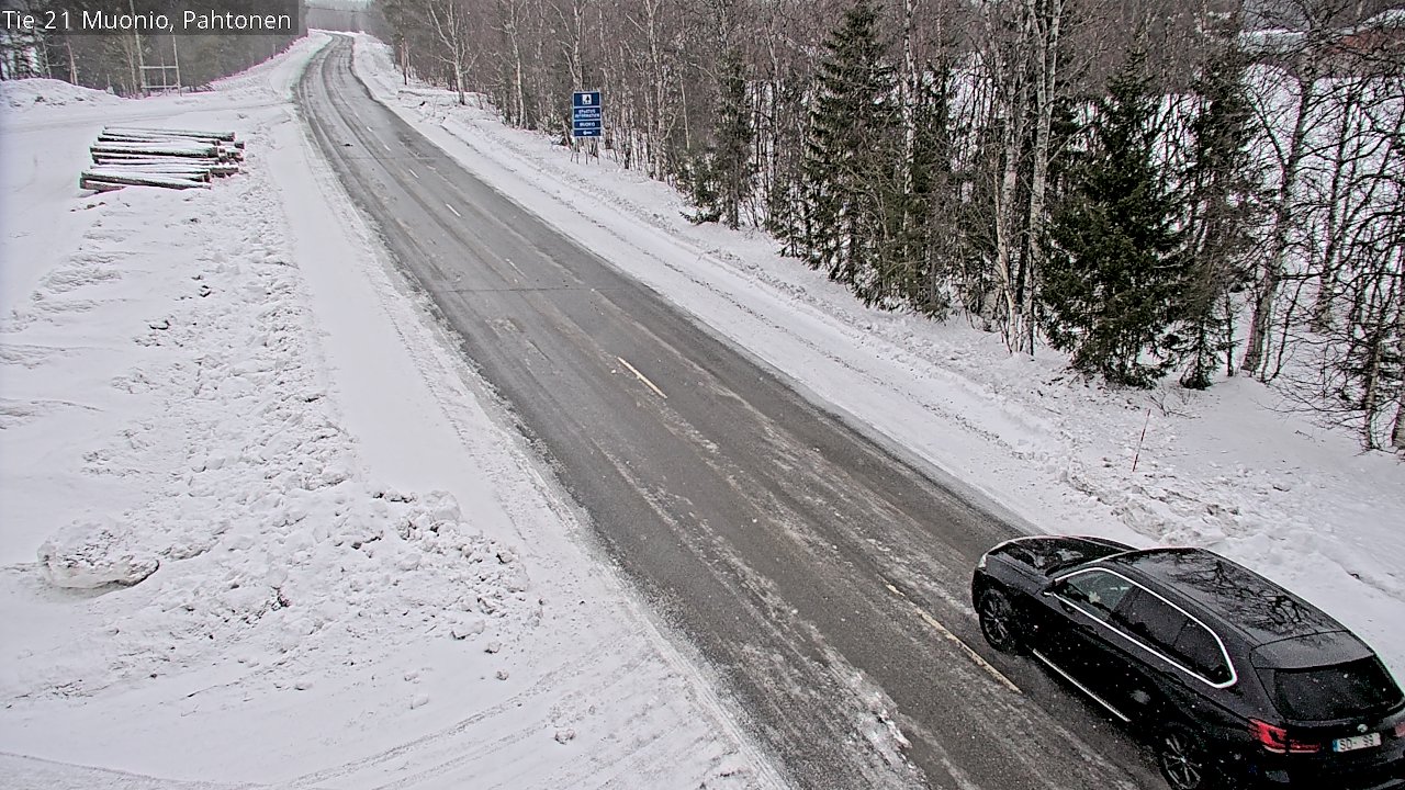 Weather Camera Image Road 21 Muonio Pahtonen, Muonio, Lappi