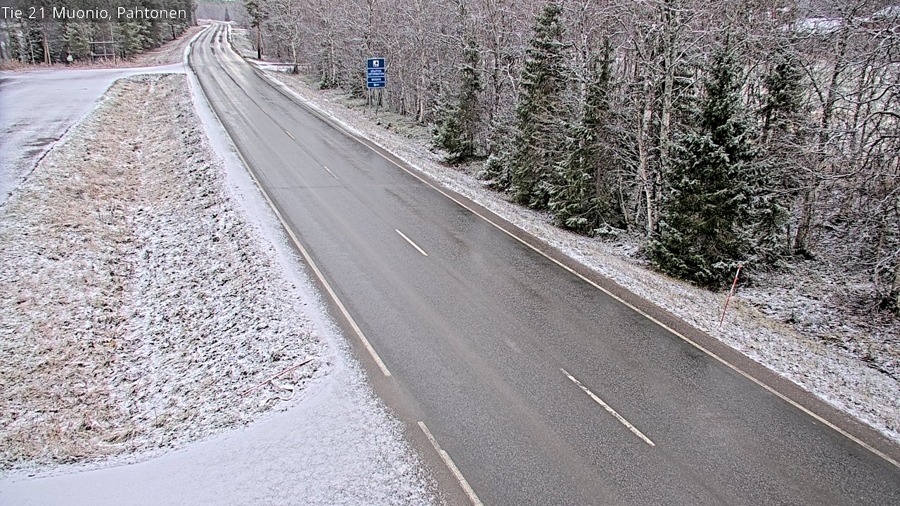 Kelikamerat Kuva Tie 21 Muonio Pahtonen, Muonio, Lappi