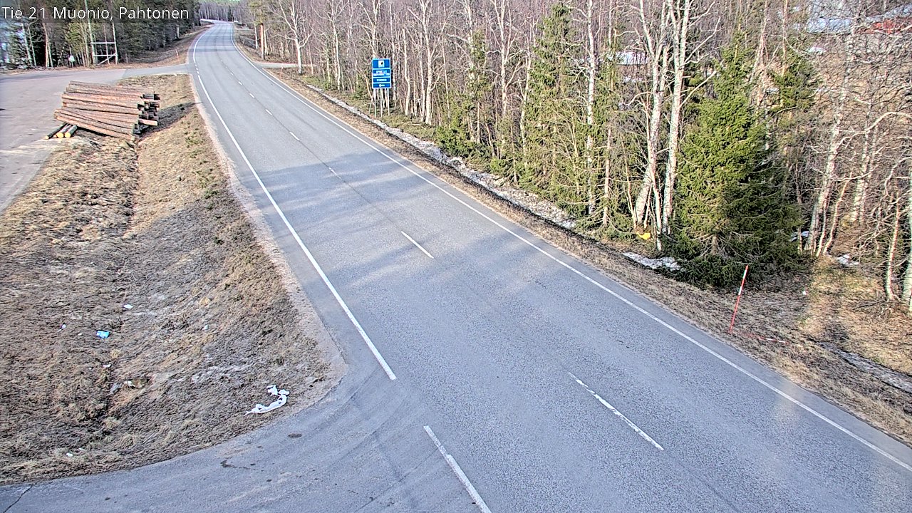 Kelikamerat Kuva Tie 21 Muonio Pahtonen, Muonio, Lappi