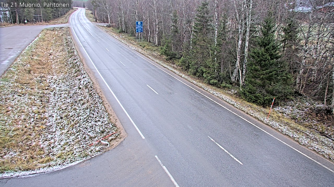 Kelikamerat Kuva Tie 21 Muonio Pahtonen, Muonio, Lappi