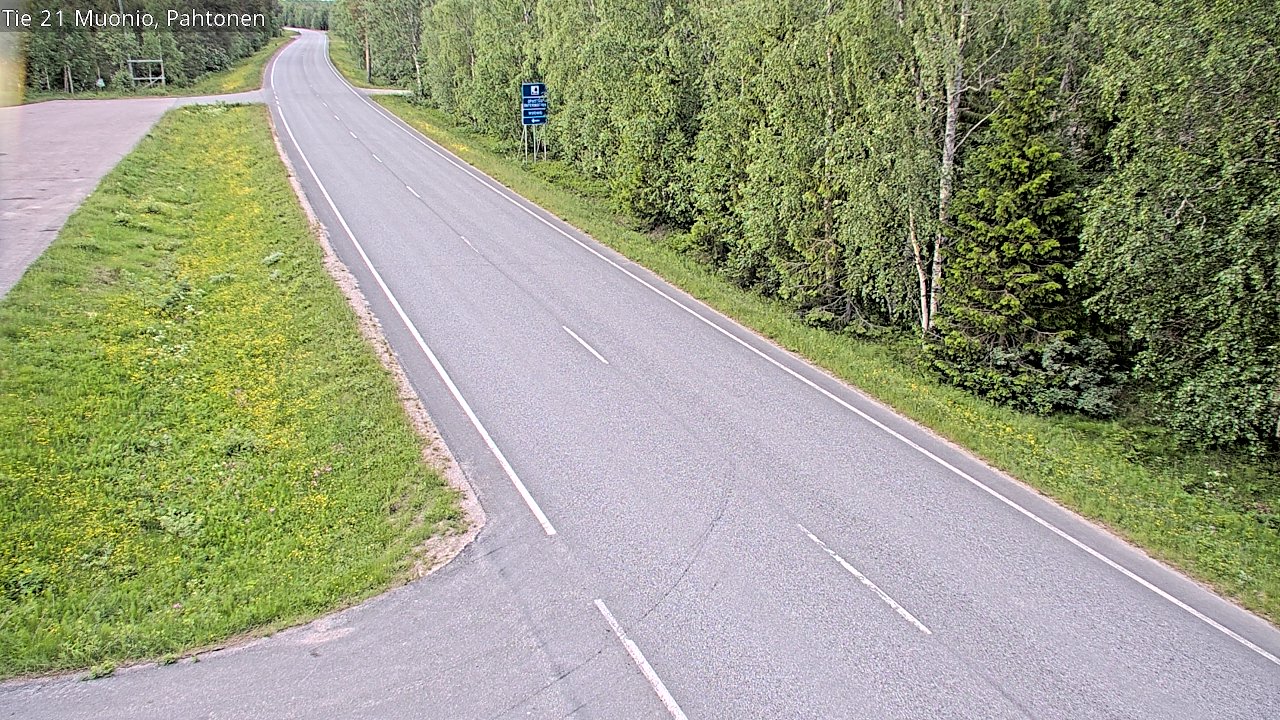 Kelikamerat Kuva Tie 21 Muonio Pahtonen, Muonio, Lappi
