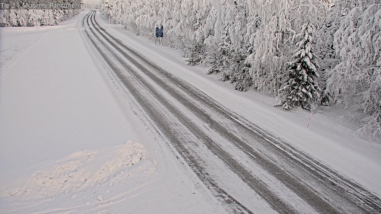 Kelikamerat Kuva Tie 21 Muonio Pahtonen, Muonio, Lappi