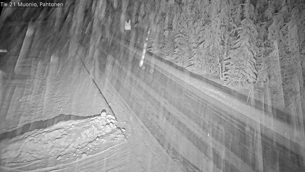 Weather Camera Image Väg 21 Muonio Pahtonen, Muonio, Lappi
