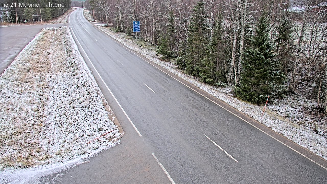 Kelikamerat Kuva Tie 21 Muonio Pahtonen, Muonio, Lappi