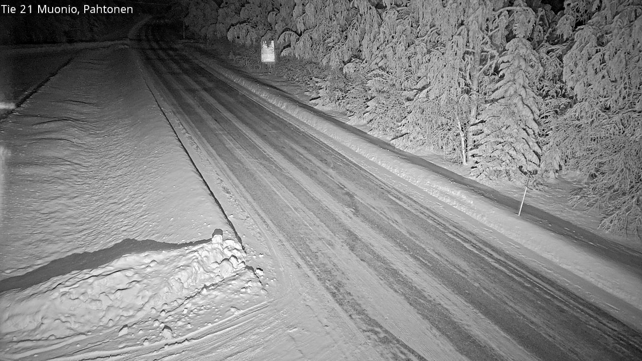 Kelikamerat Kuva Tie 21 Muonio Pahtonen, Muonio, Lappi