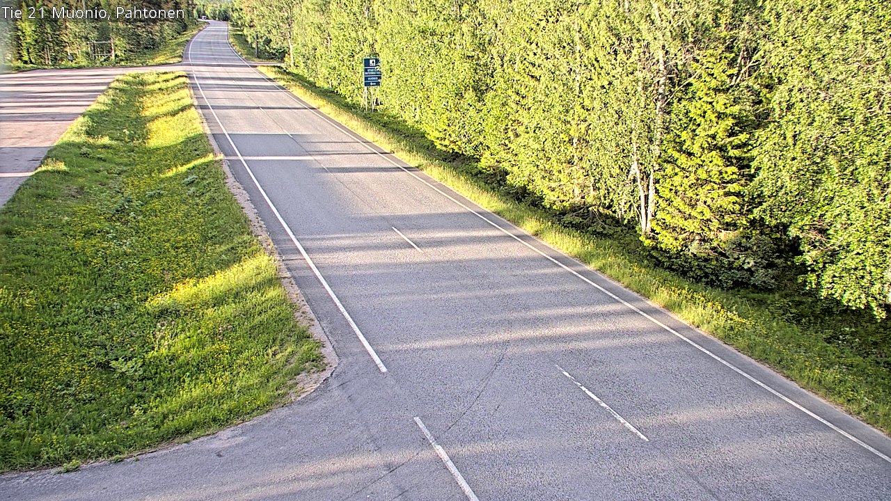 Kelikamerat Kuva Tie 21 Muonio Pahtonen, Muonio, Lappi
