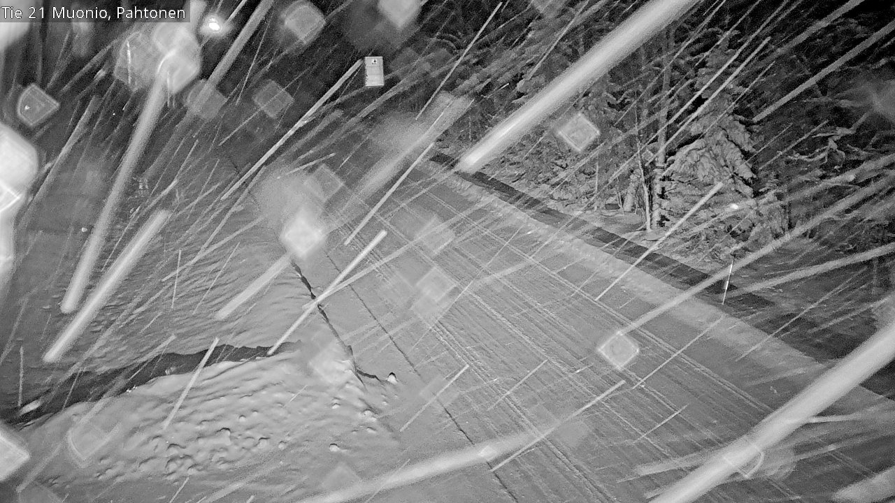 Weather Camera Image Väg 21 Muonio Pahtonen, Muonio, Lappi