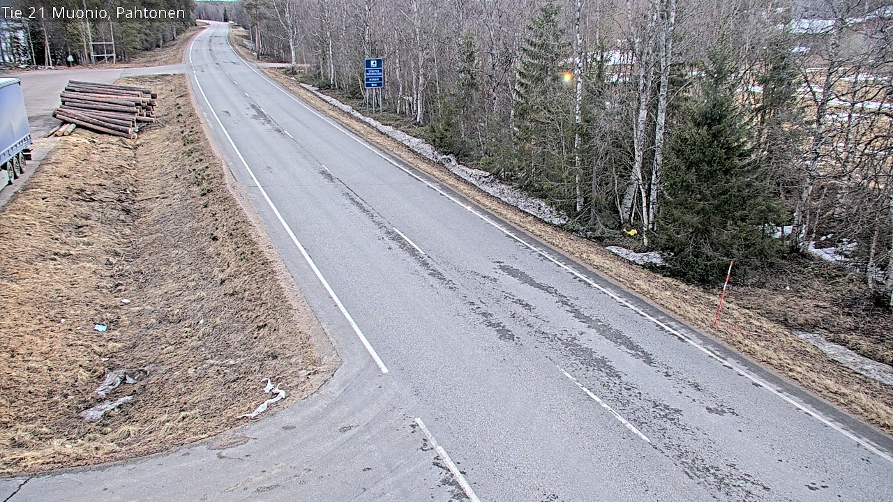 Kelikamerat Kuva Tie 21 Muonio Pahtonen, Muonio, Lappi