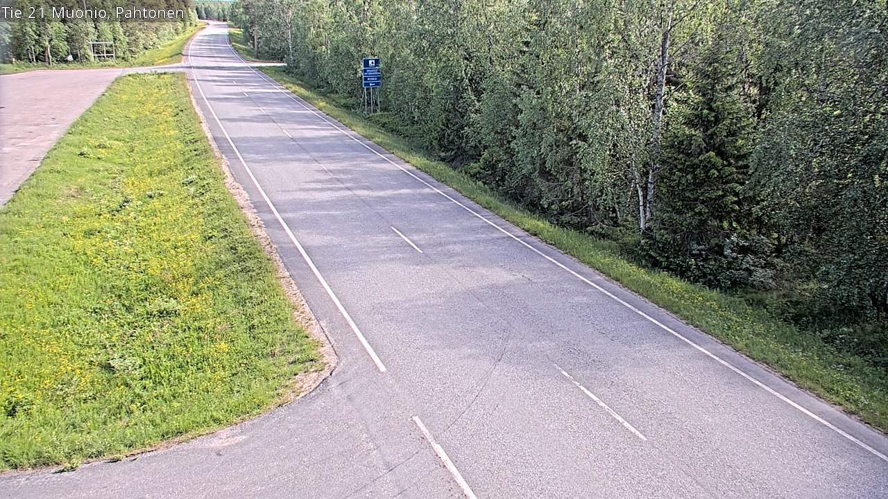 Kelikamerat Kuva Tie 21 Muonio Pahtonen, Muonio, Lappi
