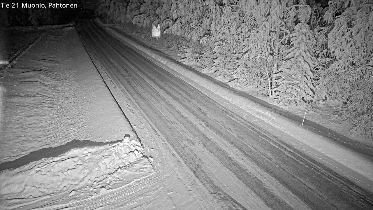 Kelikamerat Kuva Tie 21 Muonio Pahtonen, Muonio, Lappi