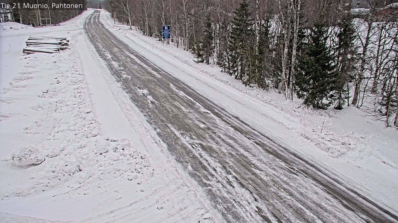 Weather Camera Image Road 21 Muonio Pahtonen, Muonio, Lappi