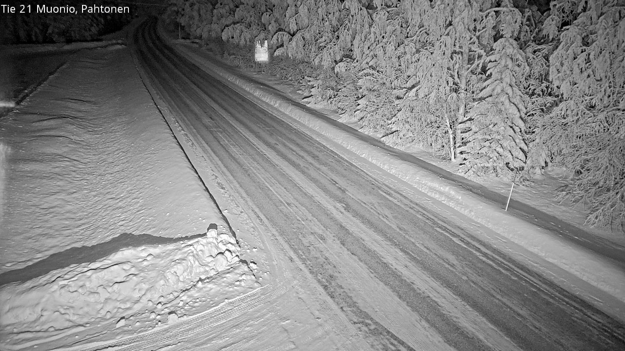 Kelikamerat Kuva Tie 21 Muonio Pahtonen, Muonio, Lappi