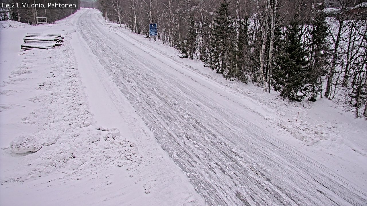 Kelikamerat Kuva Tie 21 Muonio Pahtonen, Muonio, Lappi