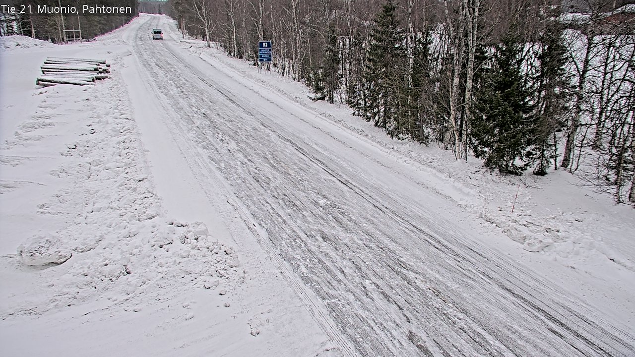 Kelikamerat Kuva Tie 21 Muonio Pahtonen, Muonio, Lappi