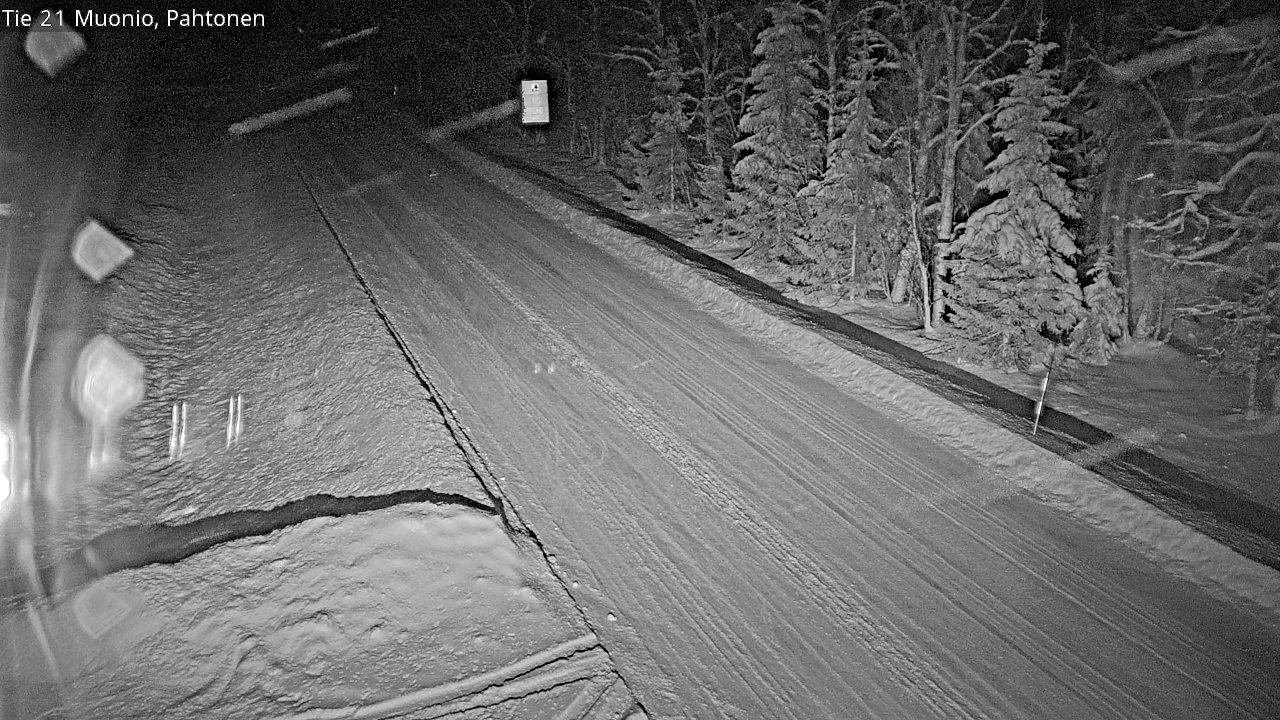 Weather Camera Image Väg 21 Muonio Pahtonen, Muonio, Lappi