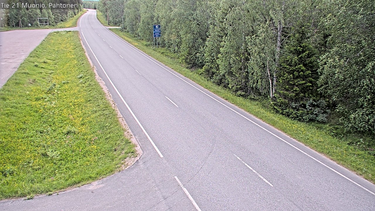 Kelikamerat Kuva Tie 21 Muonio Pahtonen, Muonio, Lappi
