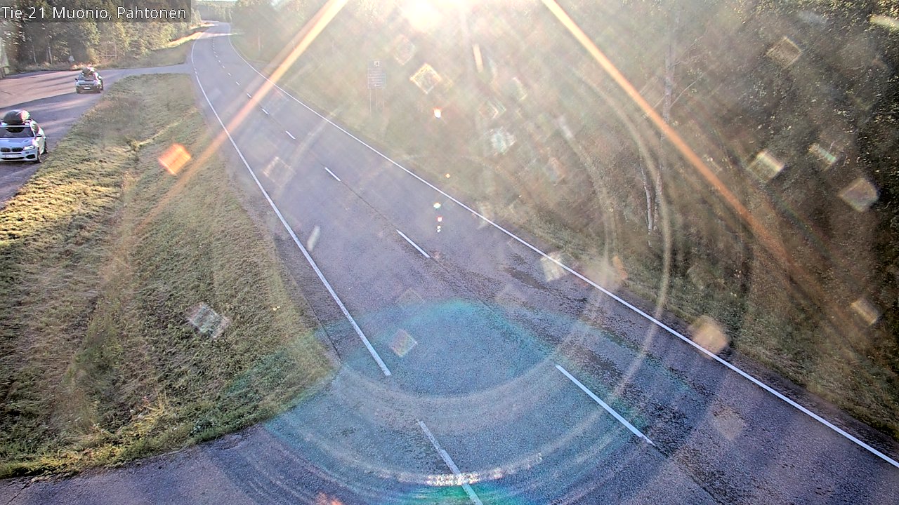 Weather Camera Image Road 21 Muonio Pahtonen, Muonio, Lappi