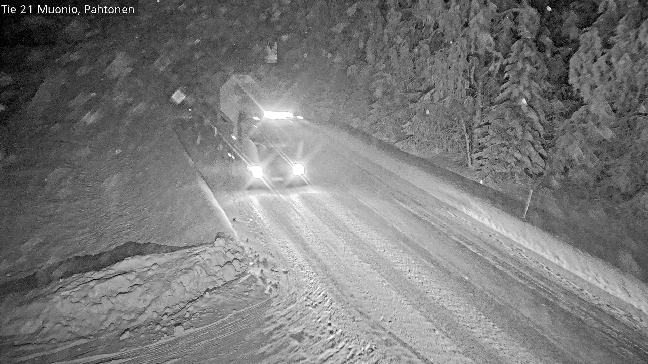 Kelikamerat Kuva Tie 21 Muonio Pahtonen, Muonio, Lappi