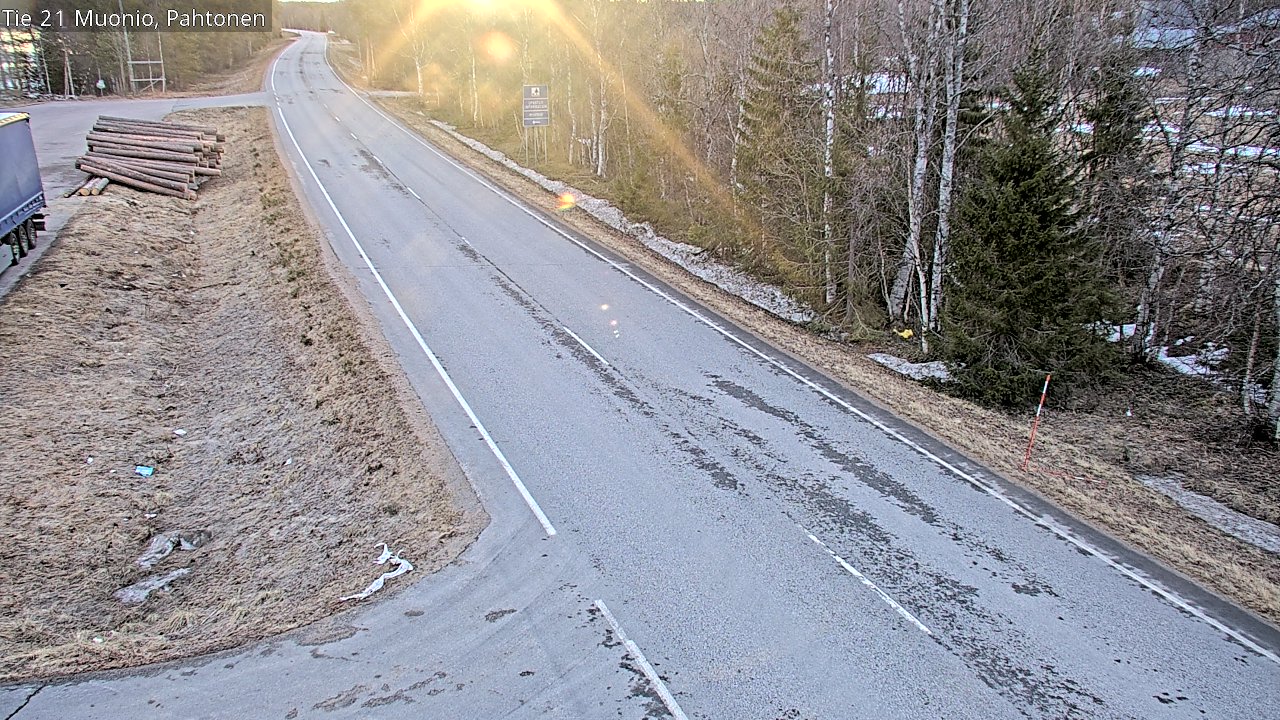 Kelikamerat Kuva Tie 21 Muonio Pahtonen, Muonio, Lappi