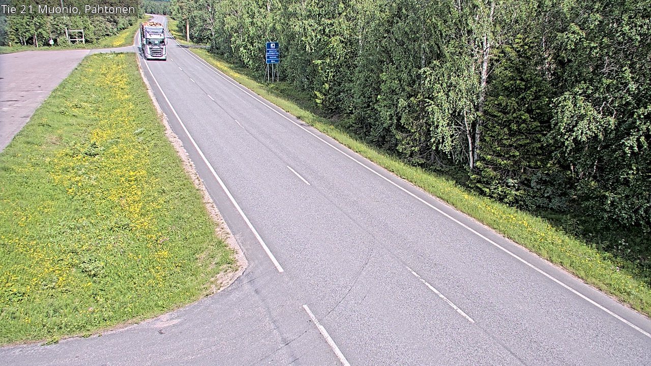 Kelikamerat Kuva Tie 21 Muonio Pahtonen, Muonio, Lappi