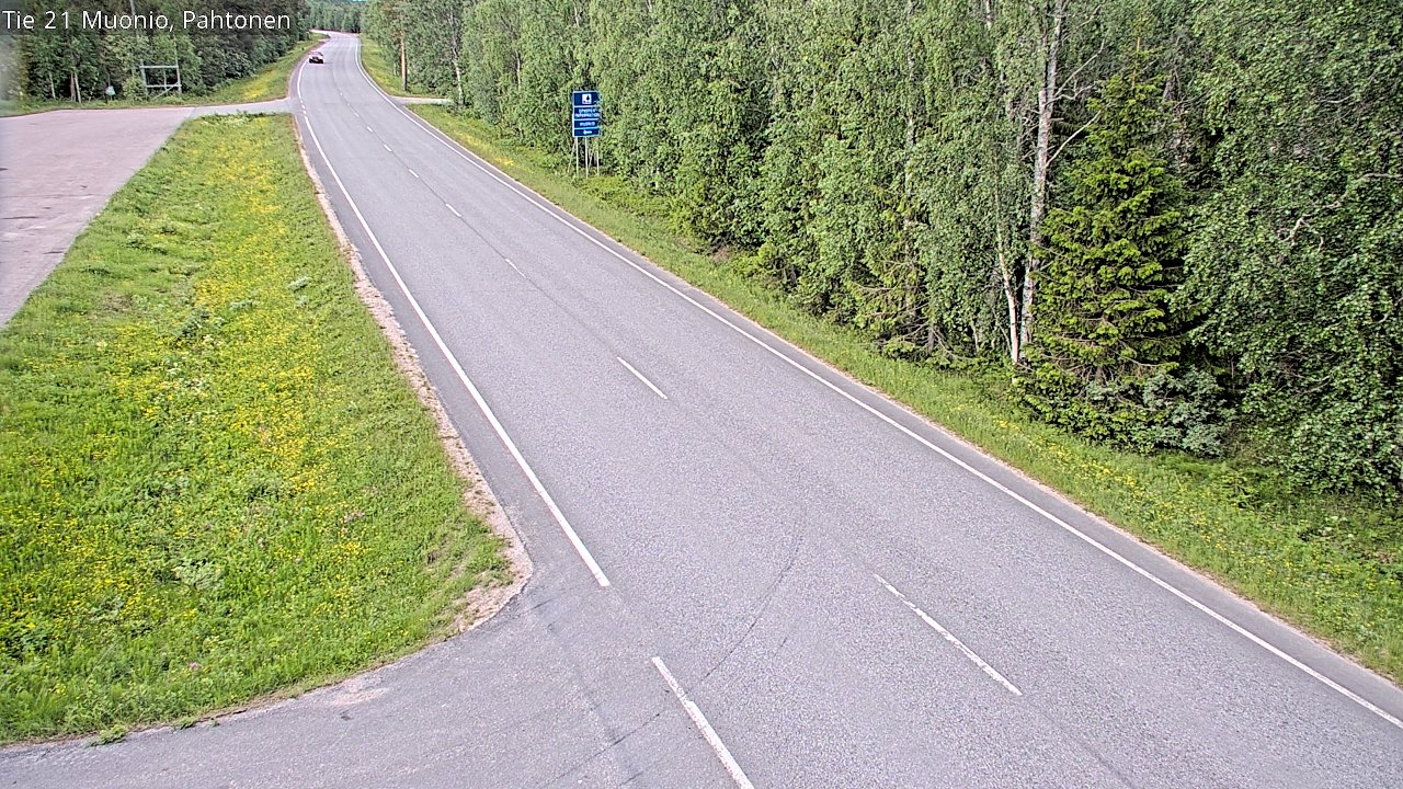 Kelikamerat Kuva Tie 21 Muonio Pahtonen, Muonio, Lappi