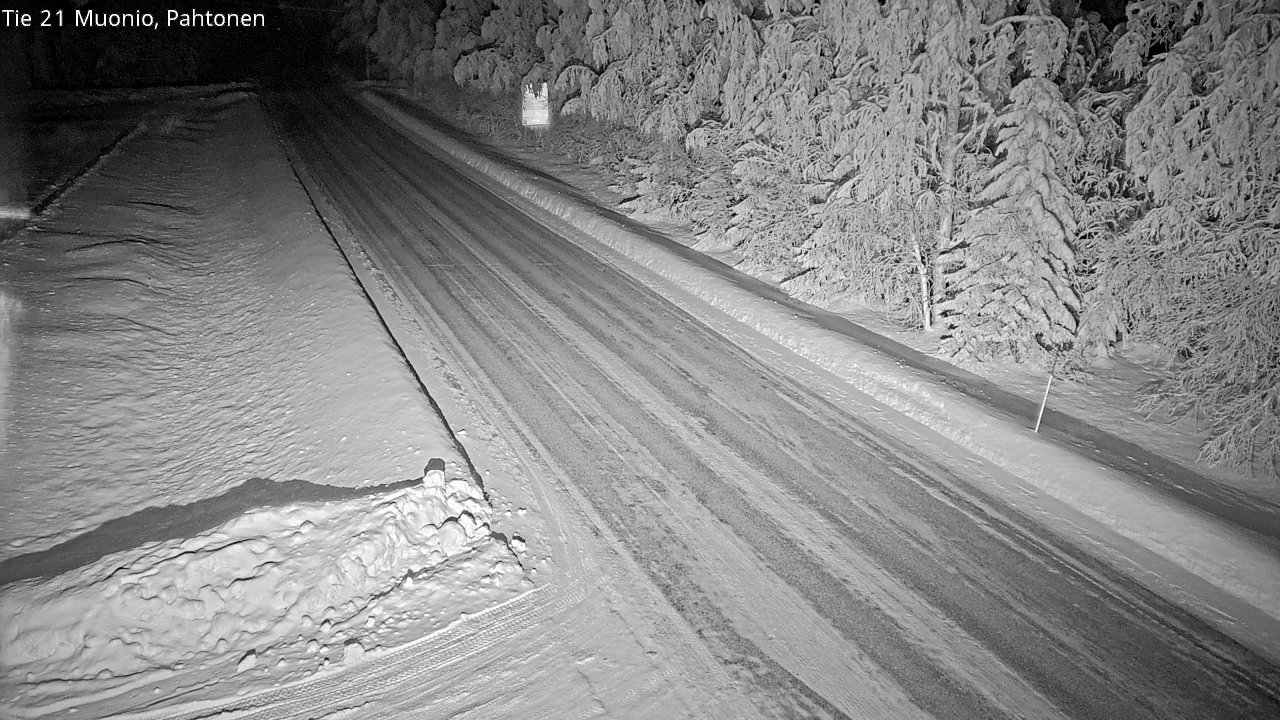 Kelikamerat Kuva Tie 21 Muonio Pahtonen, Muonio, Lappi