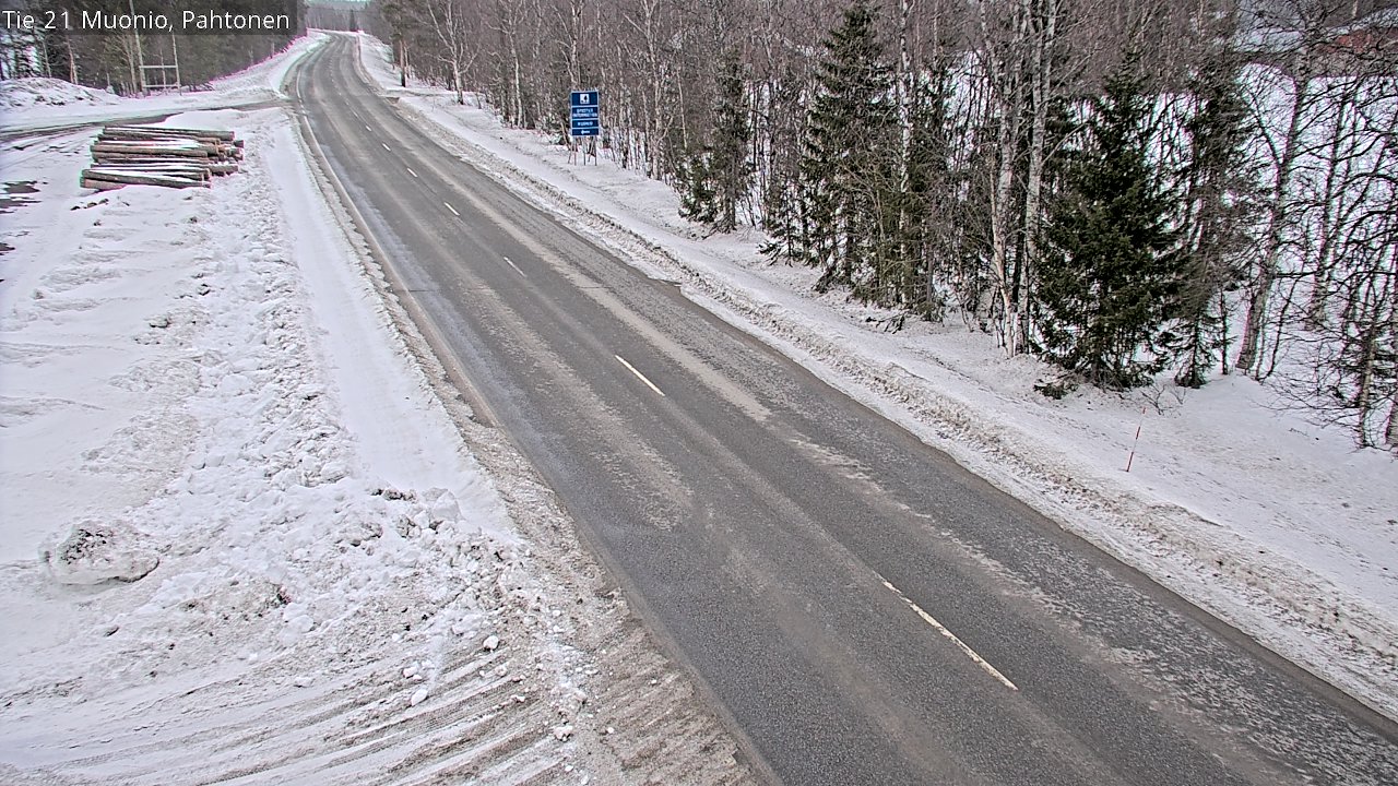 Kelikamerat Kuva Tie 21 Muonio Pahtonen, Muonio, Lappi