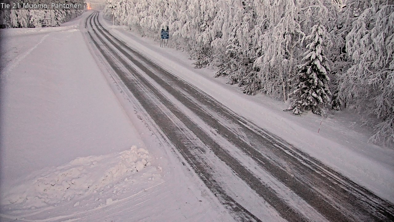 Weather Camera Image Road 21 Muonio Pahtonen, Muonio, Lappi