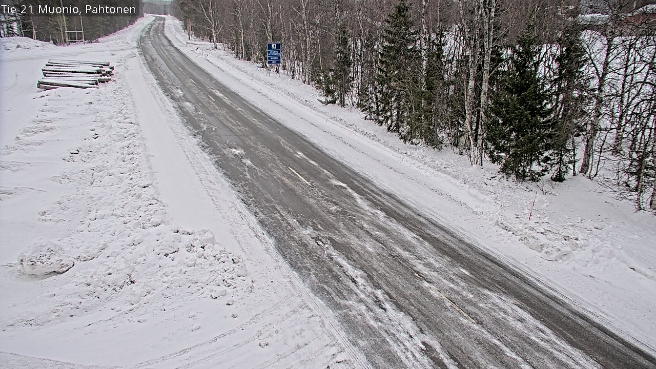 Weather Camera Image Road 21 Muonio Pahtonen, Muonio, Lappi