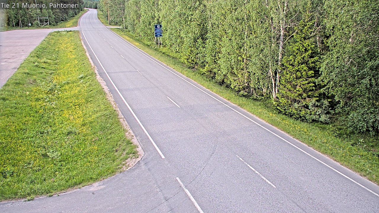 Kelikamerat Kuva Tie 21 Muonio Pahtonen, Muonio, Lappi