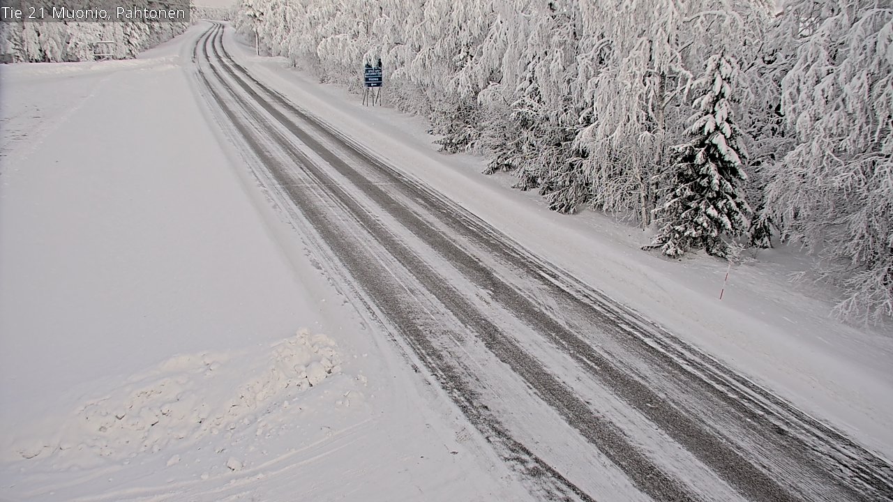 Kelikamerat Kuva Tie 21 Muonio Pahtonen, Muonio, Lappi
